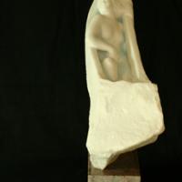 Retour, marbre de Carrara, 51x46x17cm