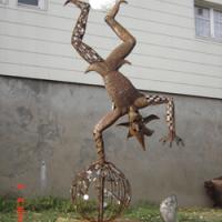 H.347cm, fer et inox, France