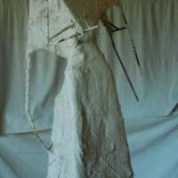 Matrice en plâtre sur armature