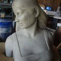 tirage en cire du buste d'Héloise