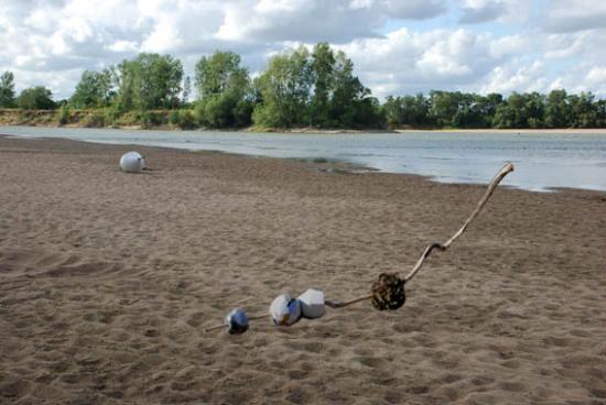 Imagin'Eaux, Montjean/Loire, bois, pierres et éléments des bords de Loire