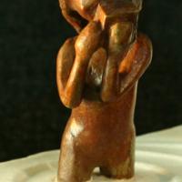 Minakshee et le manguier, bronze, fer et pierre