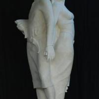 Matrice en plâtre sur armature