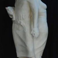 Matrice en plâtre sur armature