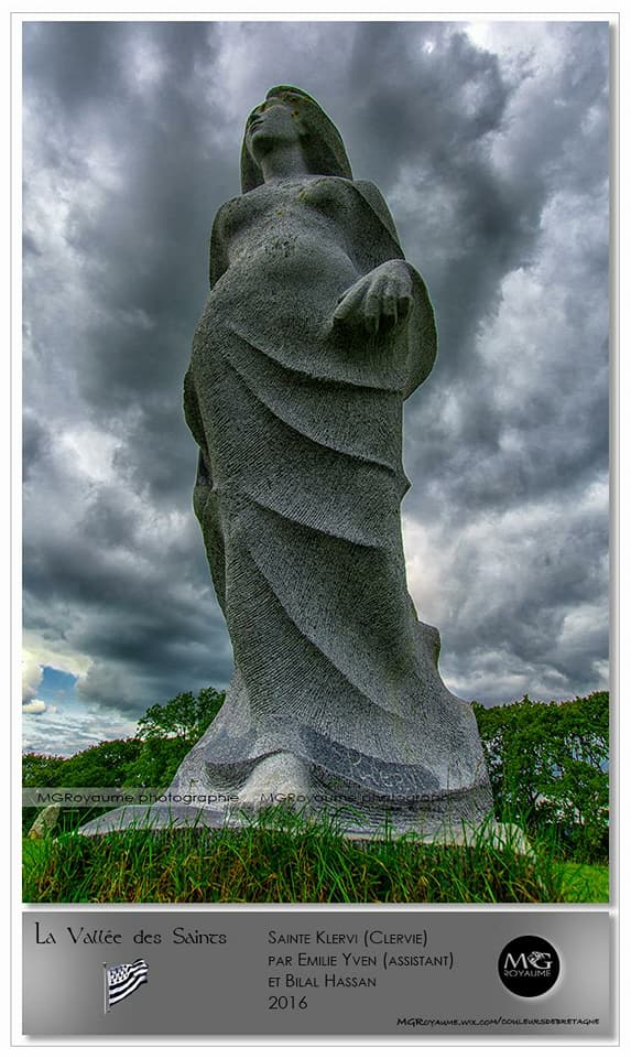 Ste Klervi, La Vallée des saints, Bretagne