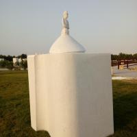 Sufi dynamo, marbre d' Oman et Emeraude, 170x90x90cm