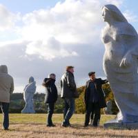 Ste Klervi, La vallée des saints, Bretagne, granit, 3m50, 2016