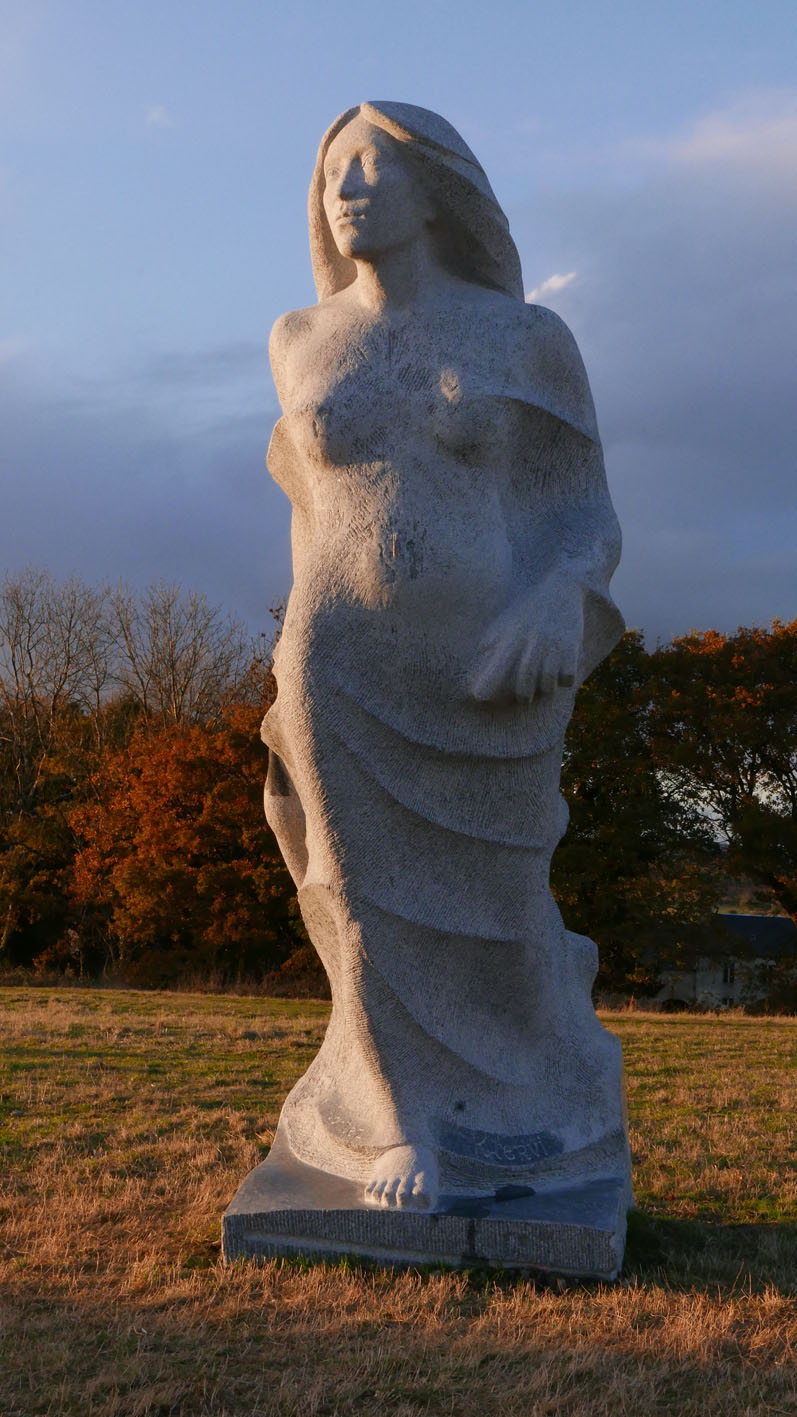 Ste Klervi, La vallée des saints, Bretagne, granit, 3m50, 2016