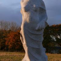 Ste Klervi, La vallée des saints, Bretagne, granit, 3m50, 2016