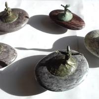 Soufis toupies, marbres d'Ariège et bronzes