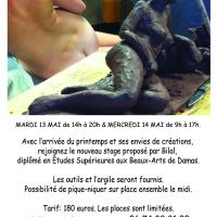 Bilal donne régulièrement des stages avec modèle vivant- se renseigner auprès de l'artiste